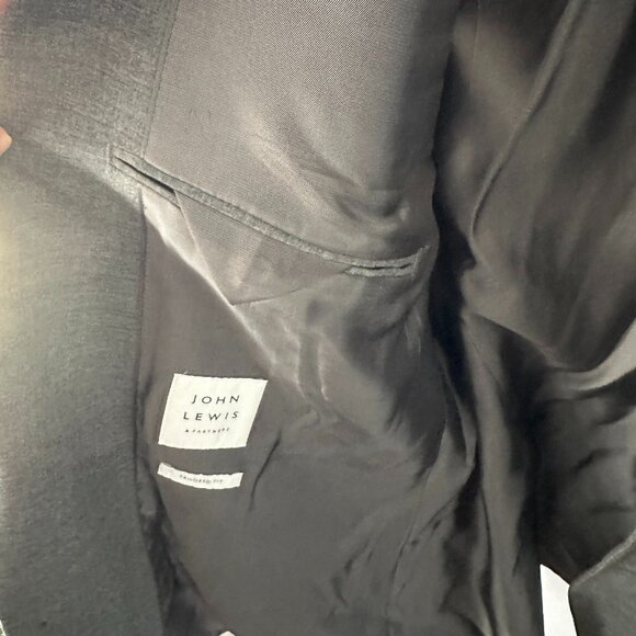 Grey John Lewis Men's Suit 48R Jacket 40R Pants - Picture 8 of 16